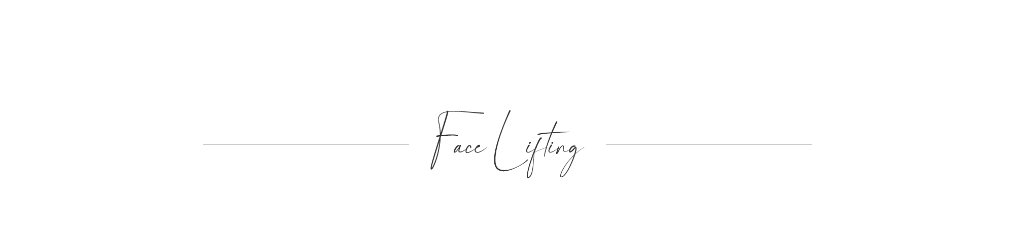Face Lifting